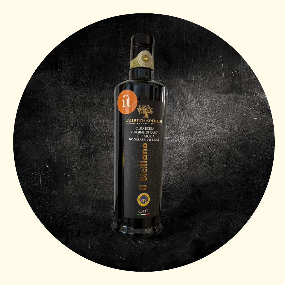 Olio d’Oliva 100% Italiano Origine Siciliano - 0,5 lt