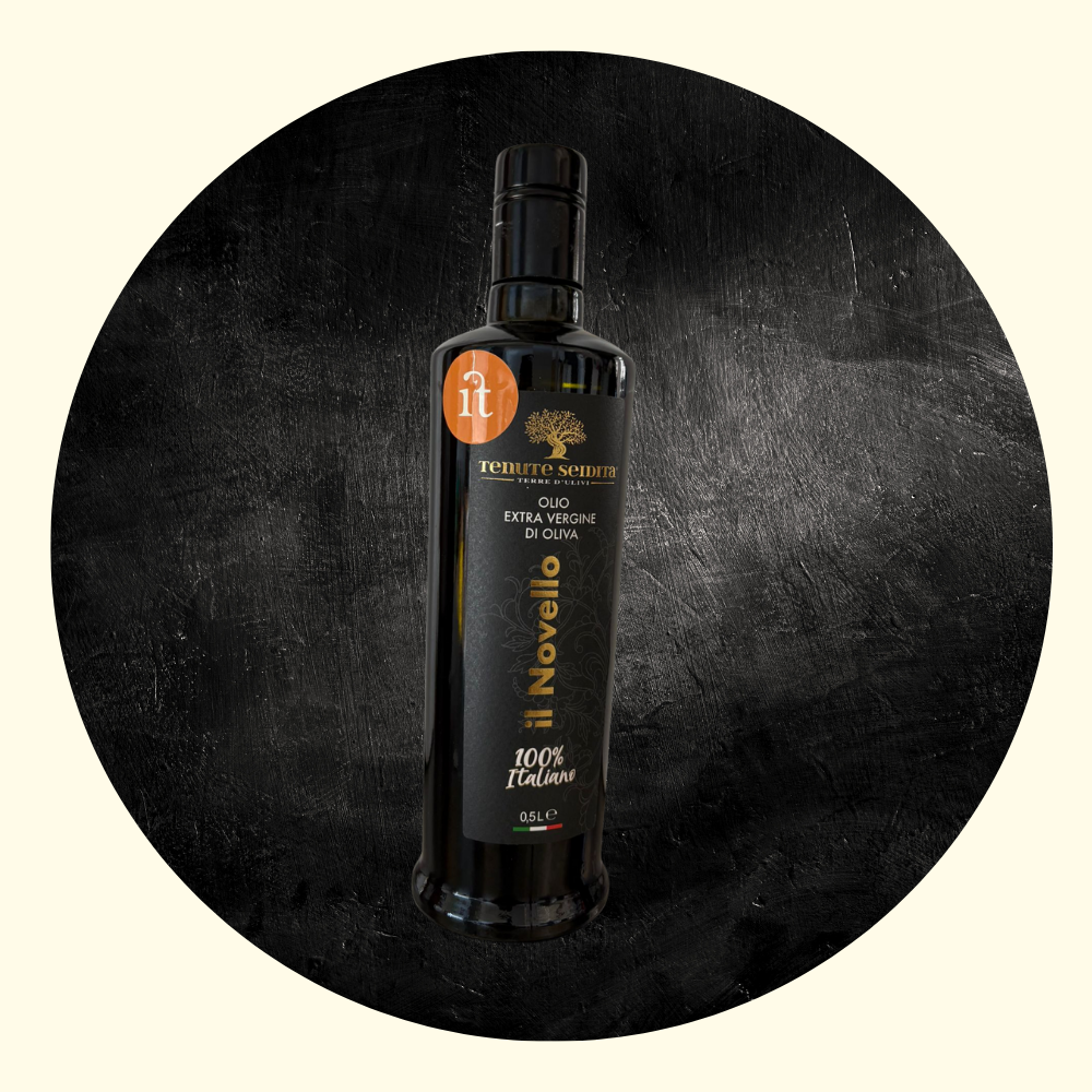 Olio d’Oliva 100% Italiano il Novello - 0,5 lt