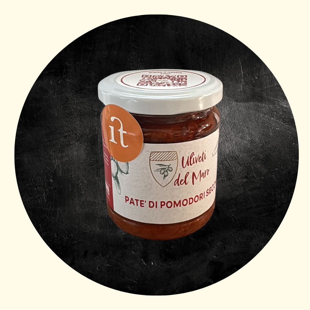 Patè di pomdori secchi in vasetto - 170 gr