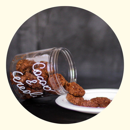 Galletas de copos de cacao y cereales