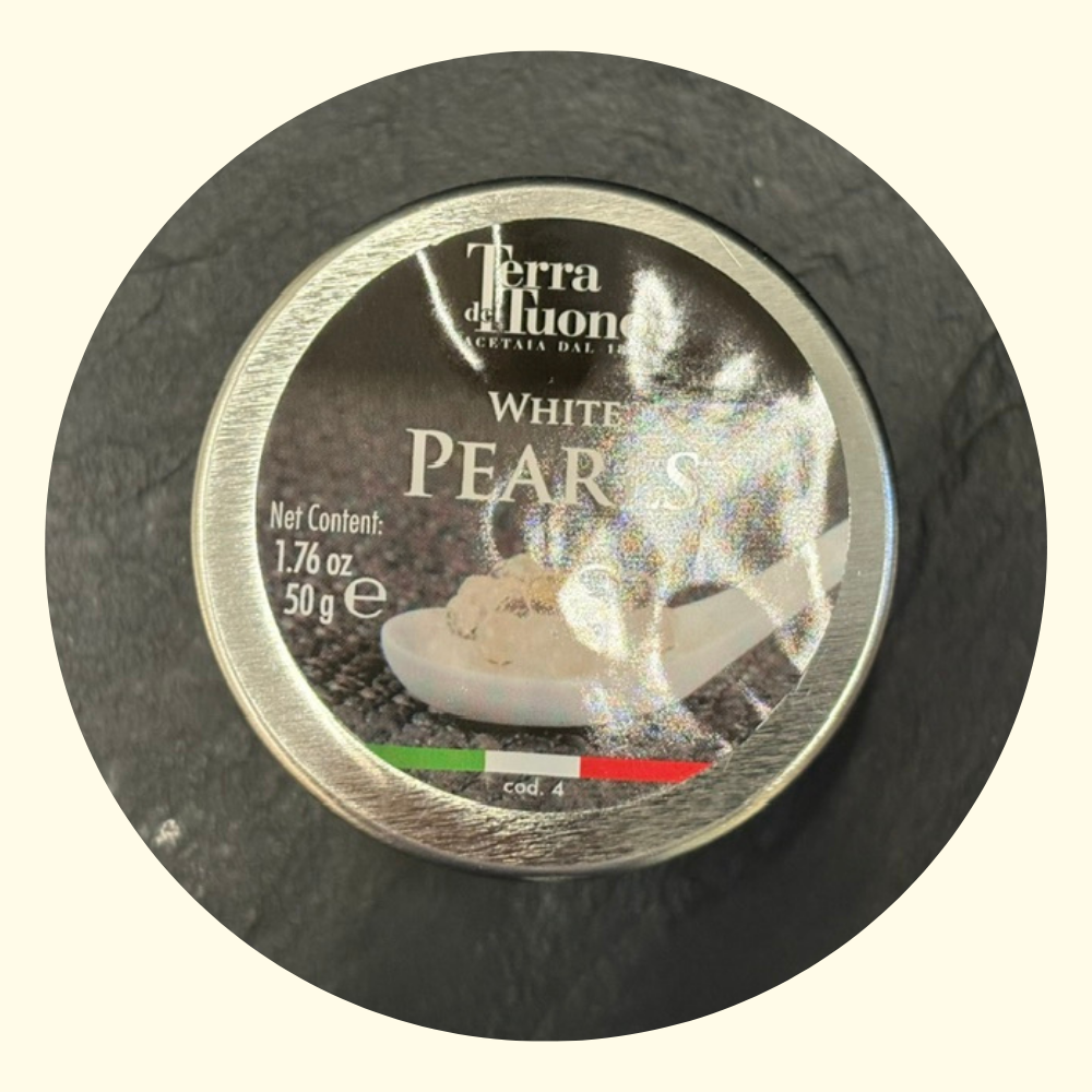 Perle di Condimento Bianco – Sfere di Condimento dal Cuore Liquido - 50 gr