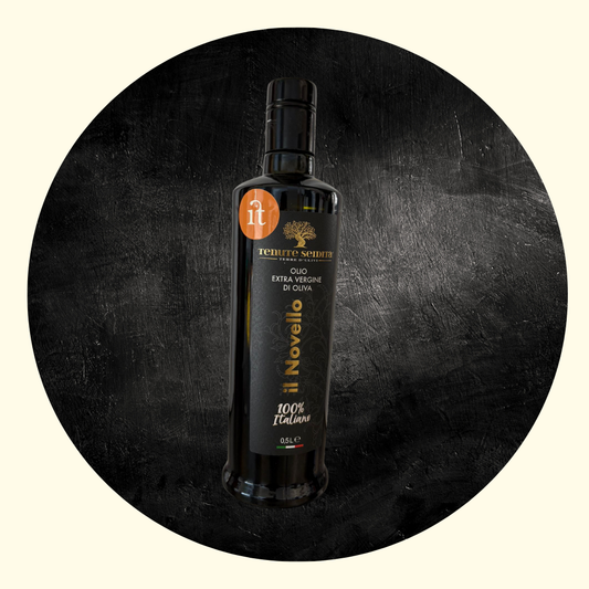 Olio d’Oliva 100% Italiano il Novello - 0,5 lt