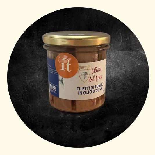 Filetti di Tonno all’Olio d’Oliva in Vasetto – 200 g