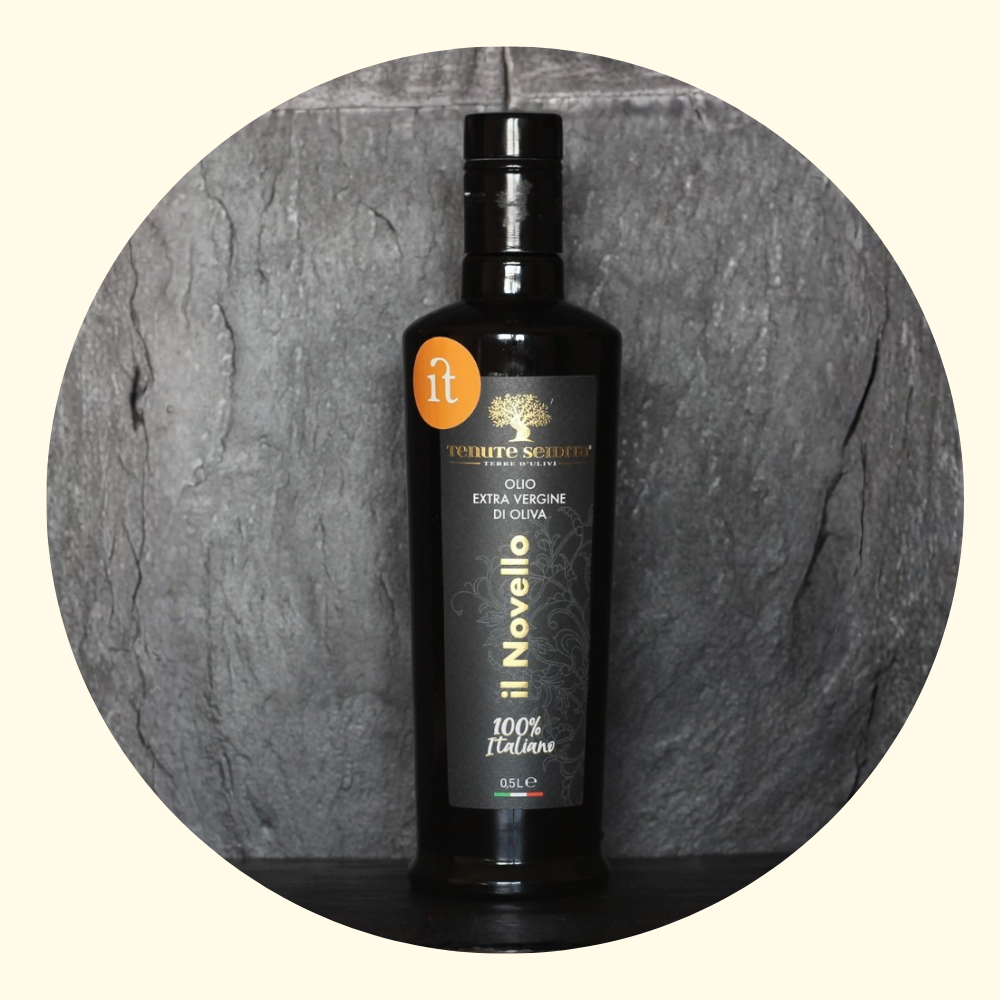 Olio d’Oliva 100% Italiano il Novello Kosher - 0,5 lt