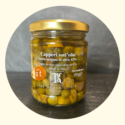 Capperi sott’olio di Pantelleria