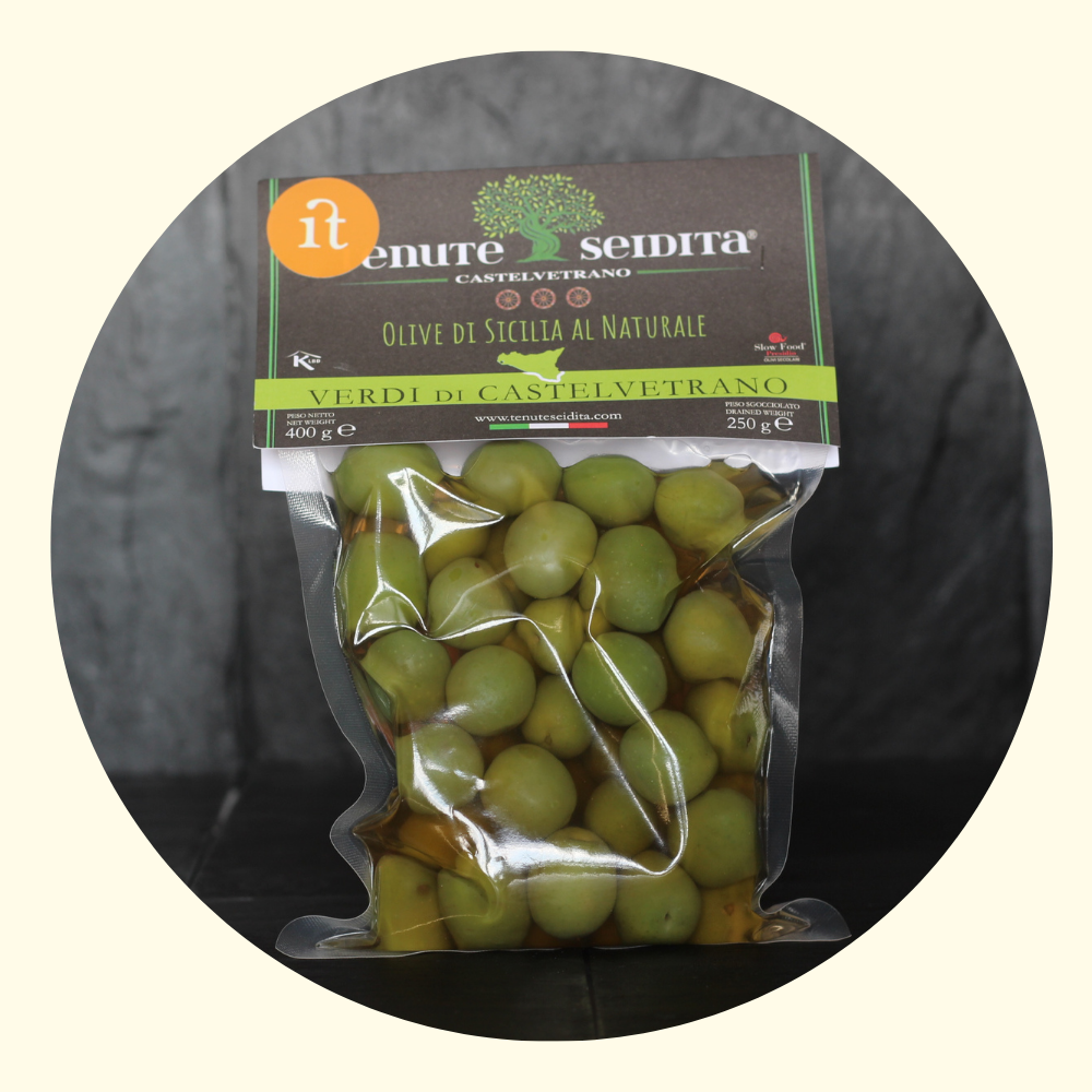 Olive Verdi da Aperitivo – 250 g