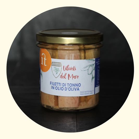 Filetti di Tonno all’Olio d’Oliva in Vasetto – 200 g