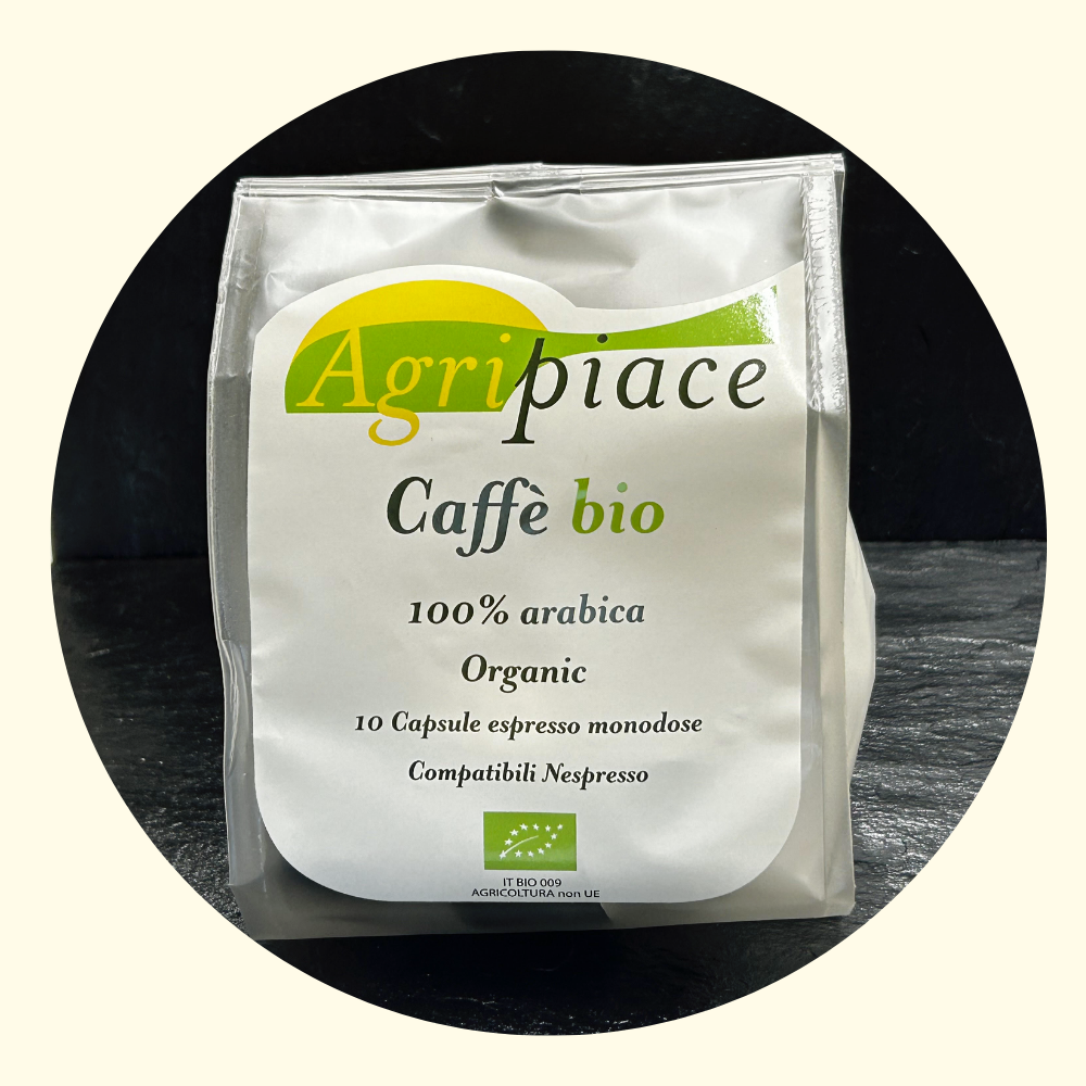 Caffè Biologico 100% Arabica Monorigine Perù Agripiace – 10 Cialde Compatibili Nespresso