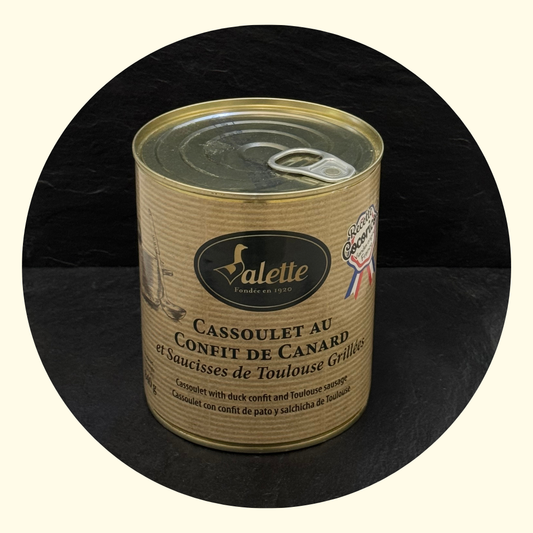 Cassoulet con anatra e salsiccia - 840 gr