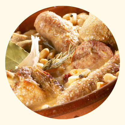 Cassoulet con anatra e salsiccia - 840 gr