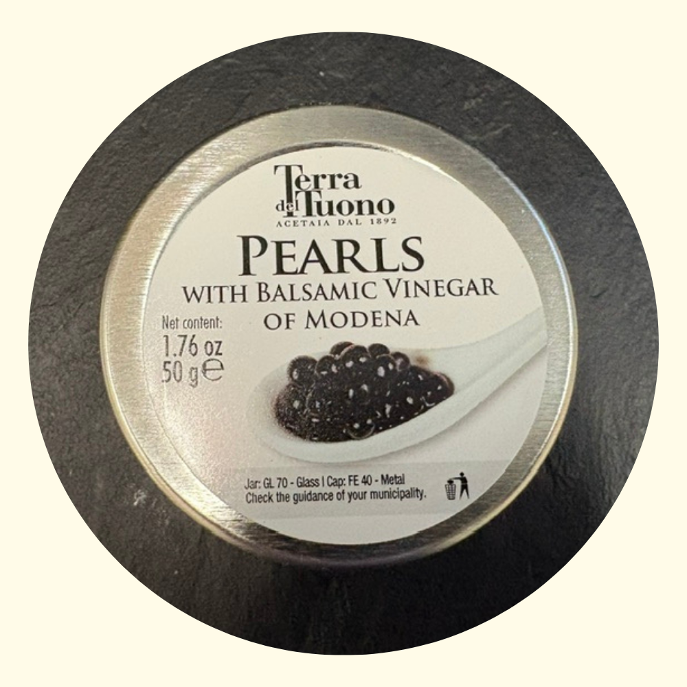 Perle di Aceto Balsamico di Modena IGP – Sfere Gourmet dal Cuore Liquido