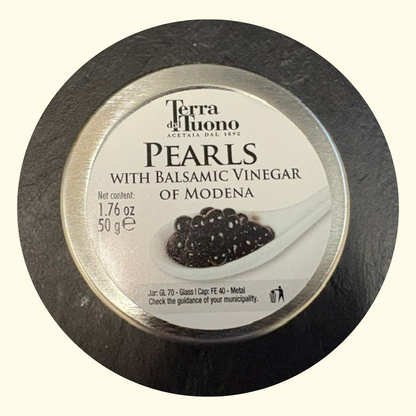 Perle di Aceto Balsamico di Modena IGP – Sfere Gourmet dal Cuore Liquido