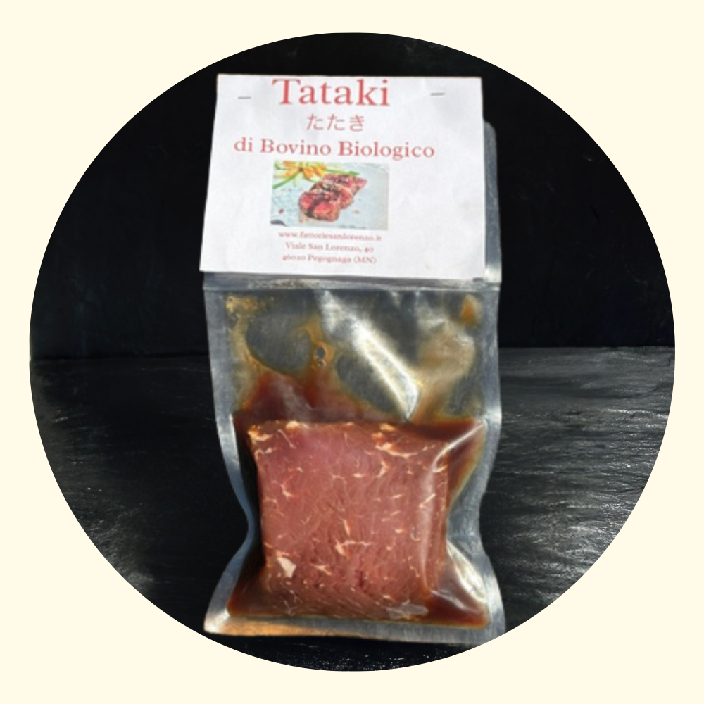 Tataki di Carne Bovina Biologica - Fattorie San Lorenzo