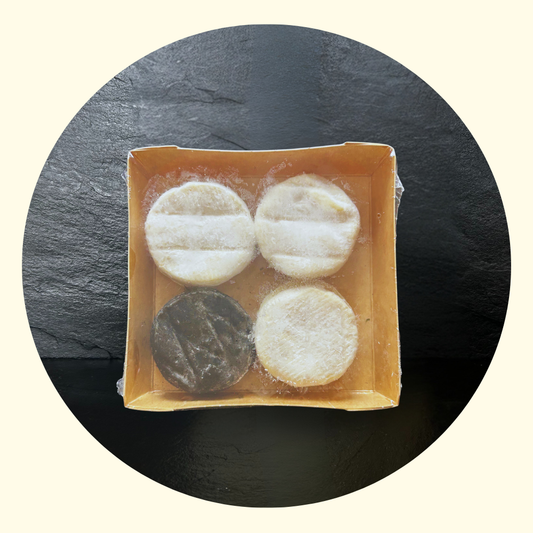 Mini Camembert agli Aromi – Confezione da 4 pezzi, 120 g