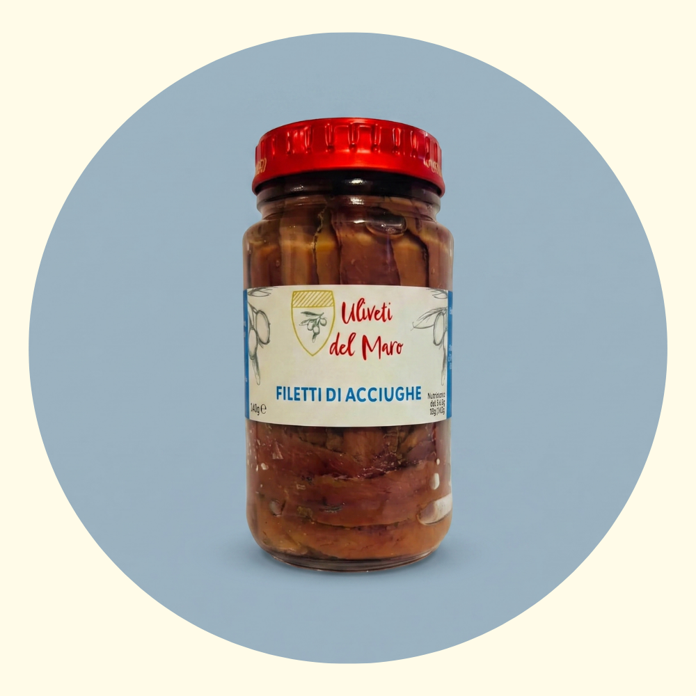 Filetti di Acciughe Sott'olio 140 gr