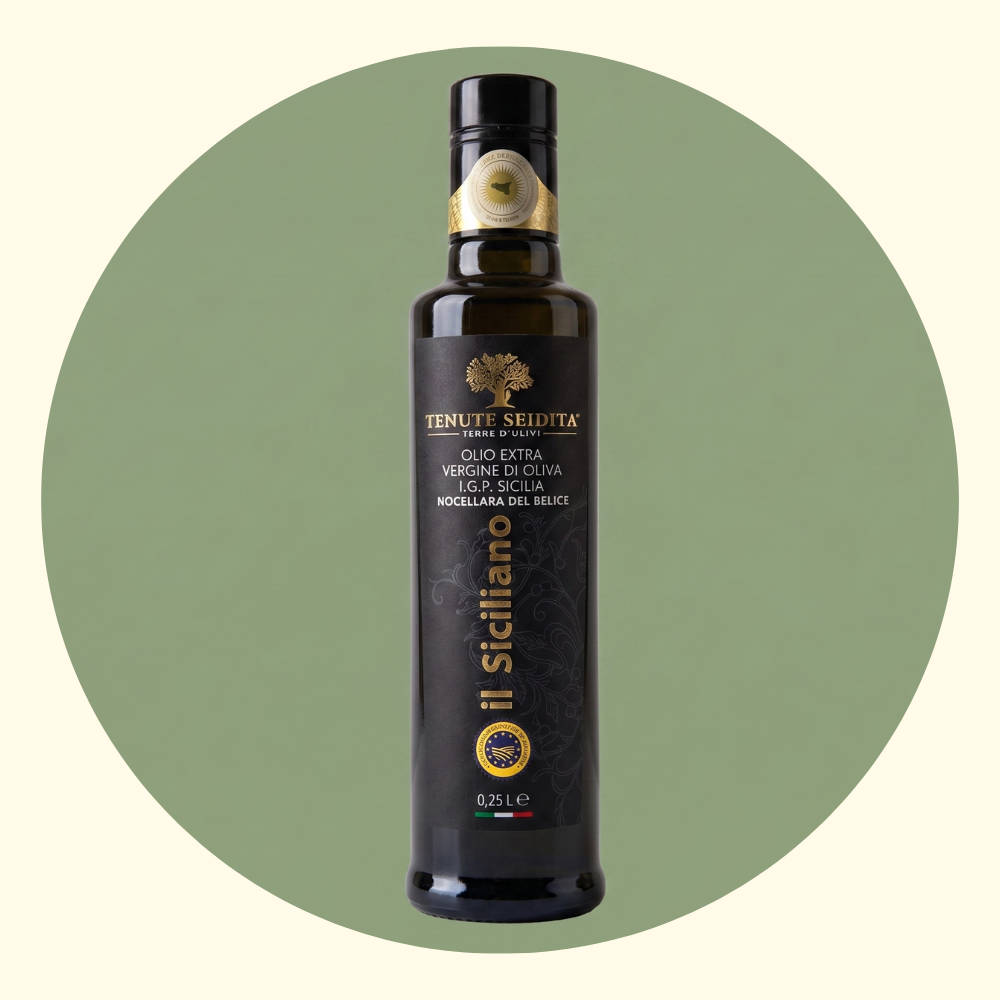 Olio d’Oliva 100% Italiano Origine Siciliano Kosher - 0,5 lt