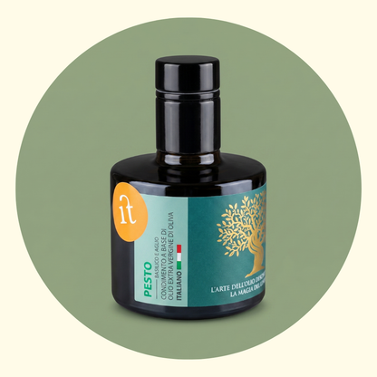 Condimento a Base di Olio di Oliva 100% al Pesto – 250 ml