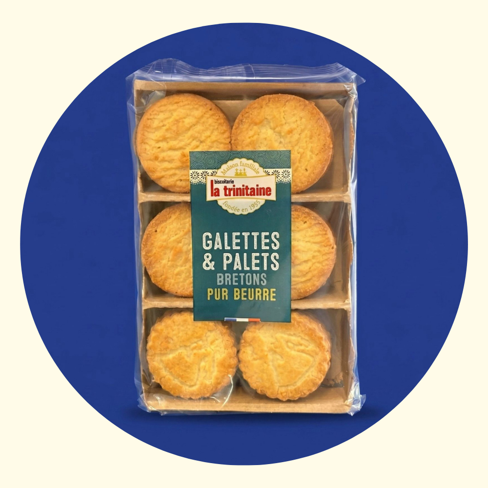 Galettes al Burro Francesi 240 g | Biscotti Tradizionali di Bretagna