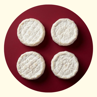 Mini Camembert di Vacca – Confezione da 4 pezzi, 120 g