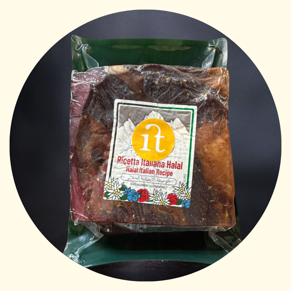 Pancetta Affumicata di Bovino 100% Halal - 1.5 kg